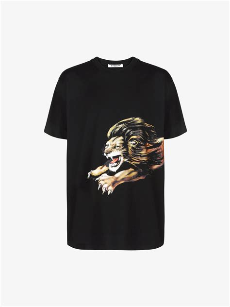 givenchy leo tee|Givenchy t shirt men price.